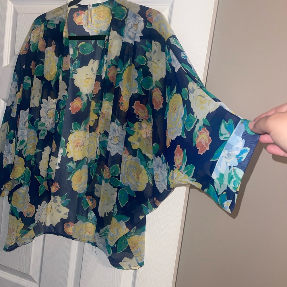 5 for $25 Floral throw over